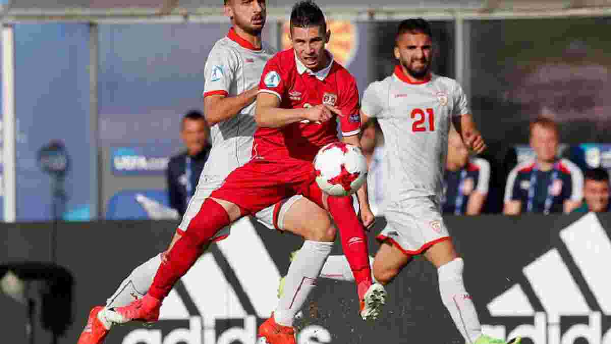 Сербія U-21 та Македонія U-21 розписали результативну нічию на Євро-2017