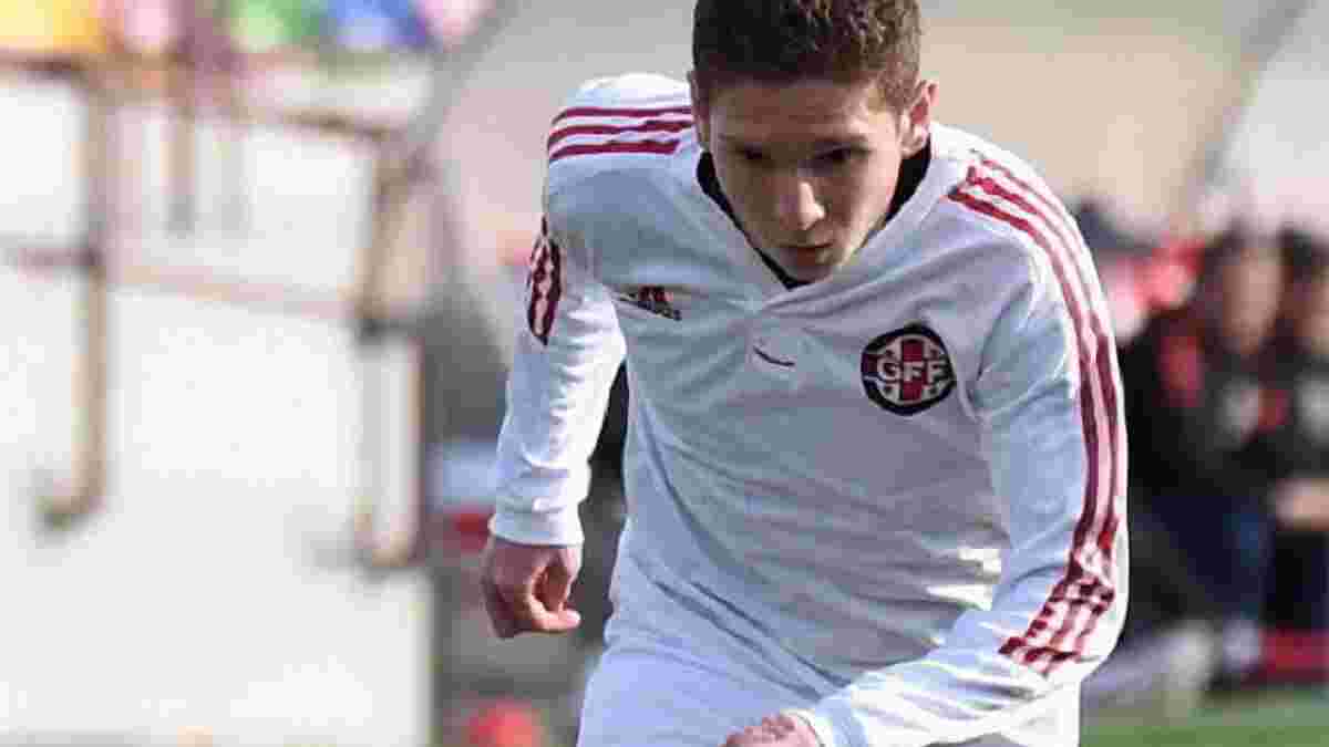 Игрок Шахтера Арабидзе вызван в юношескую сборную Грузии на чемпионат Европы