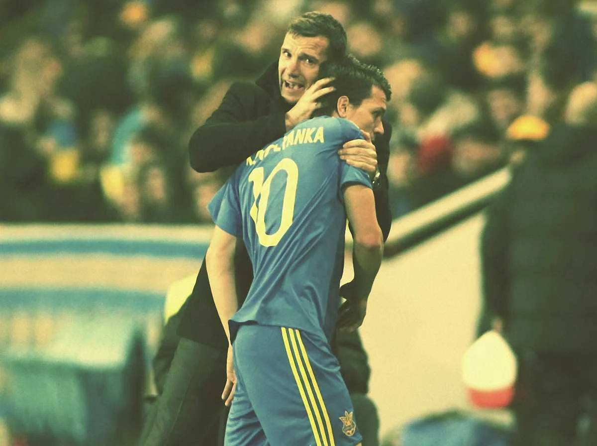 Андрій Шевченко та Євген Коноплянка