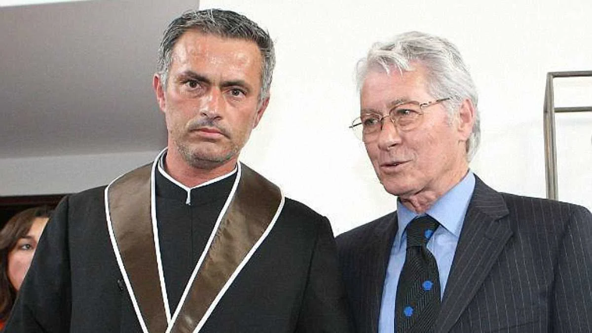 Жозе Моурінью з батьком Феліксом