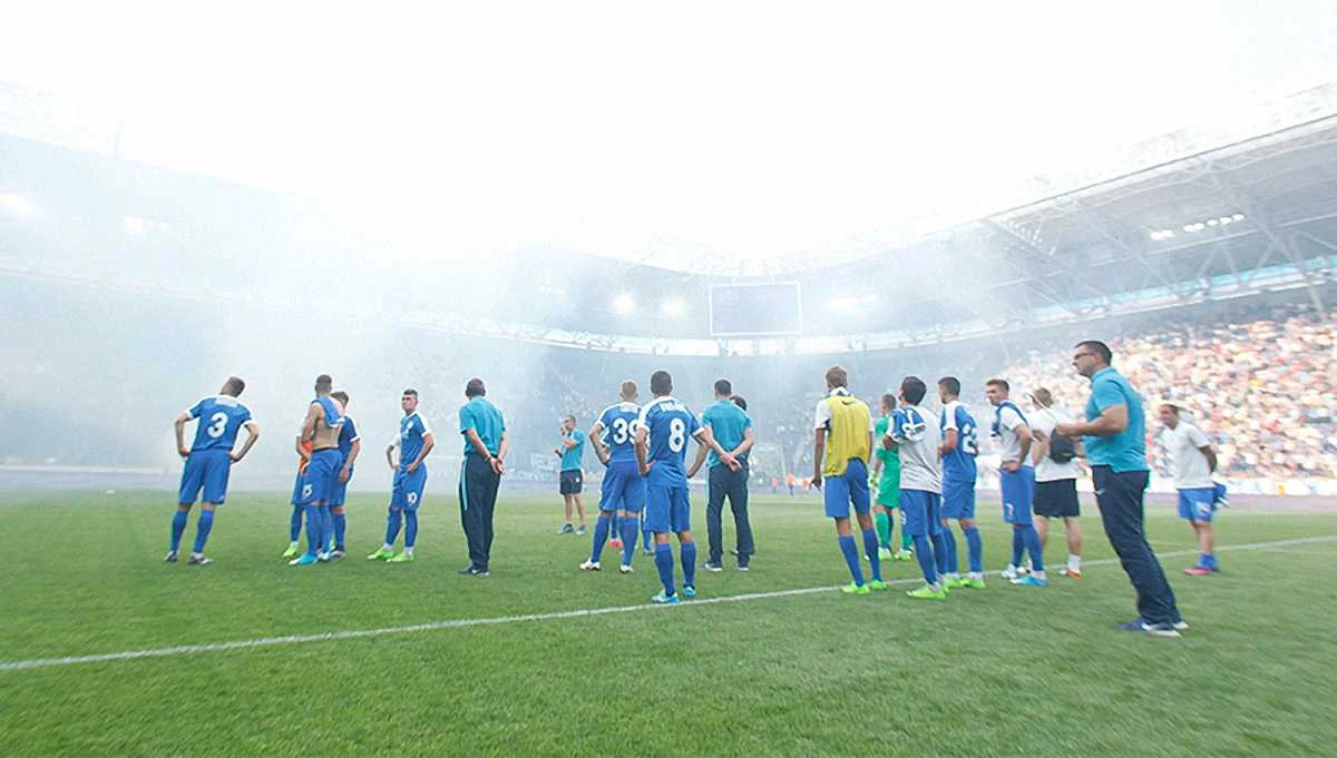 Днепру засчитано техническое поражение в матче с Волынью. Фото: пресс-служба ФК Днепр