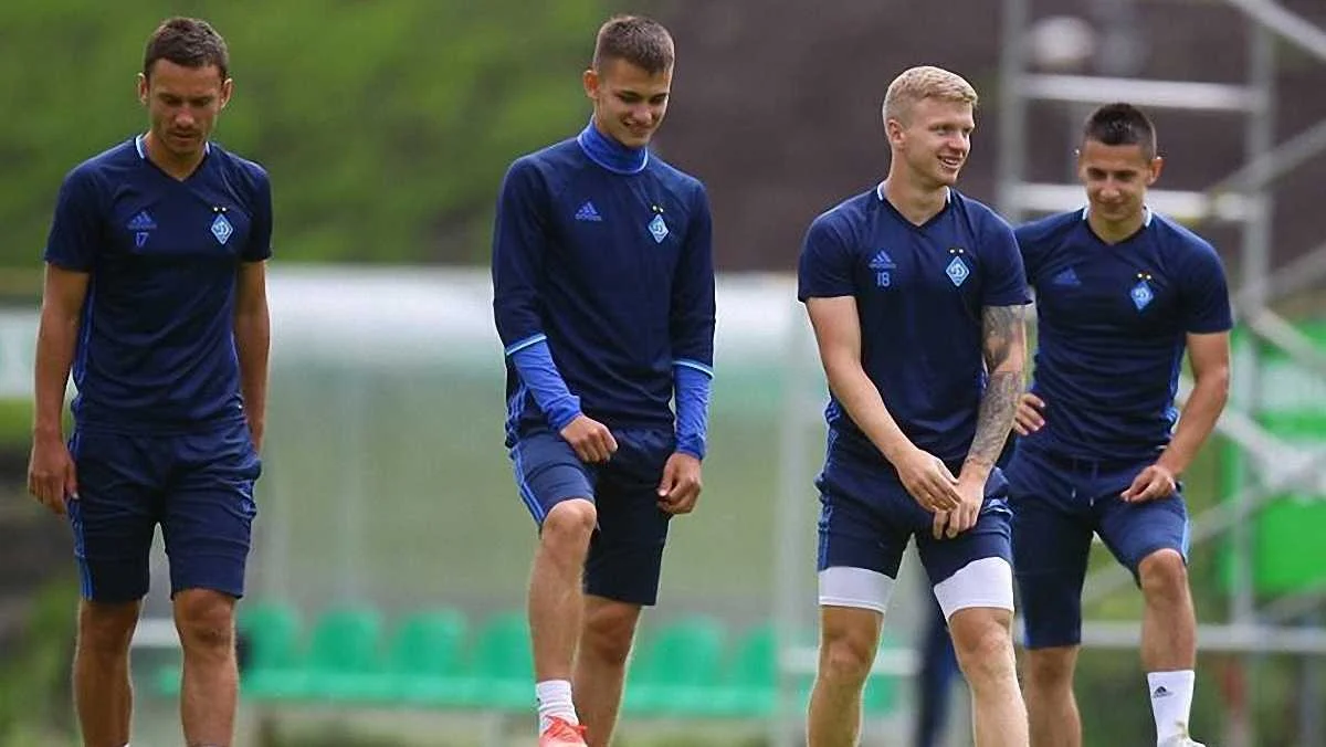 Тренировка Динамо / фото ФК Динамо Киев