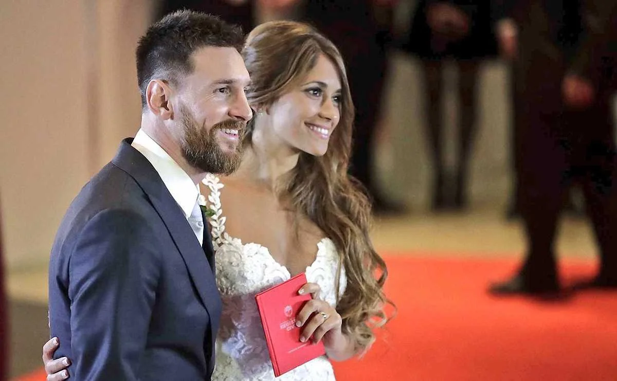 Лионель Месси и Антонелла Рокуццо