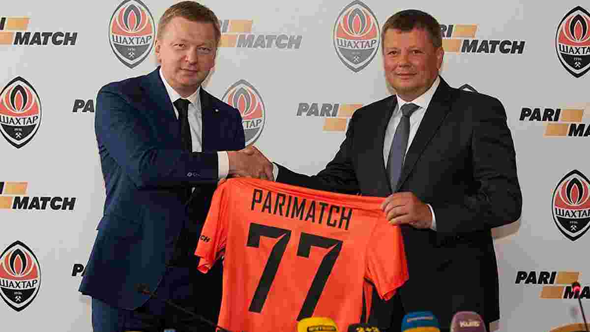 Parimatch завершив співпрацю з УПЛ і підписав контракт з Шахтарем