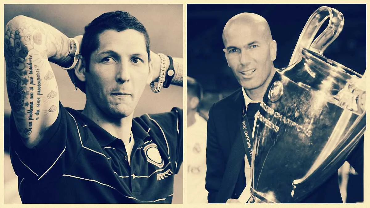 Марко Матерацци и Зинедин Зидан