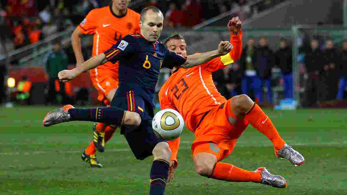 Нідерланди – Іспанія у фіналі ЧС-2010: 7 років тому Іньєста забив найважливіший гол у своїй кар'єрі