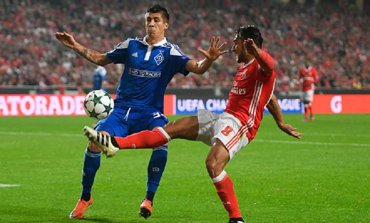 Євген Хачеріді в матчі Ліги чемпіонів / Getty Images