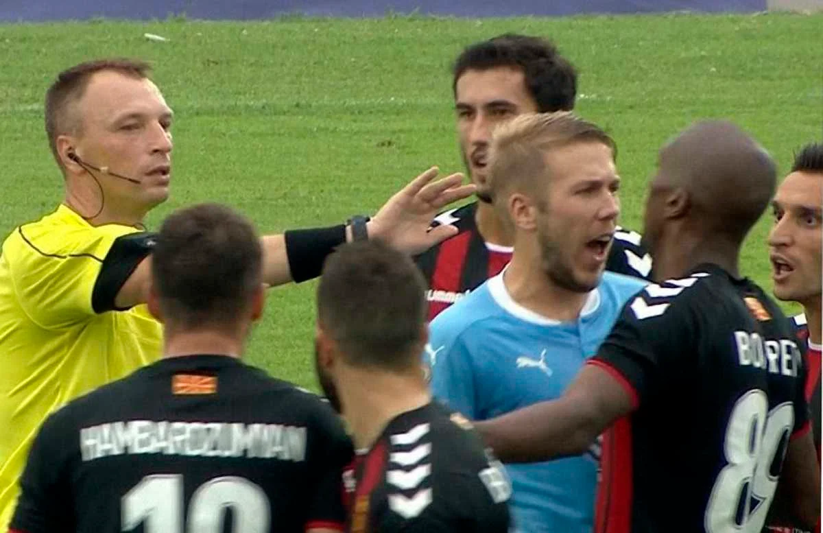 Анатолій Жабченко у матчі