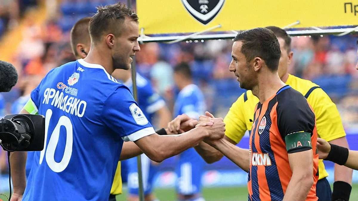 Андрій Ярмоленко та Даріо Срна / ФК Шахтар