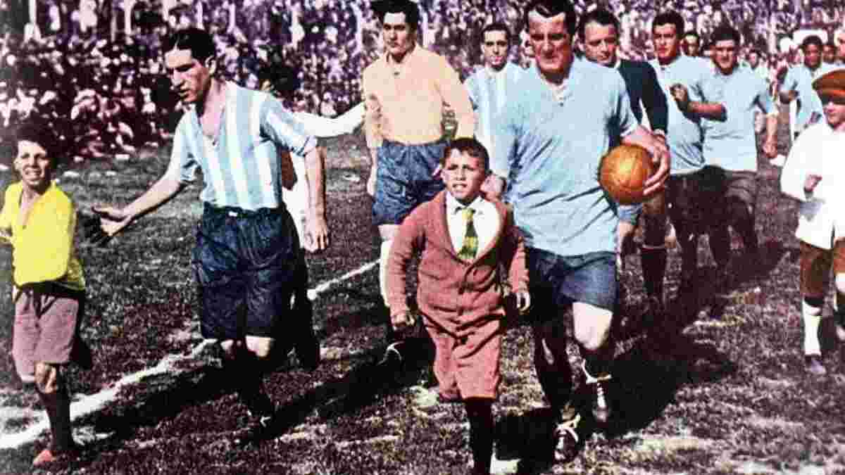 Рівно 87 років тому відбувся перший фінал Чемпіонату світу Уругвай – Аргентина