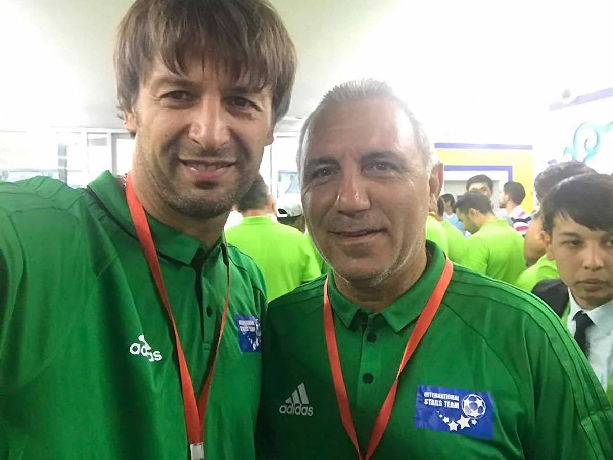 Олександр Шовковський та Христо Стоїчков / Facebook