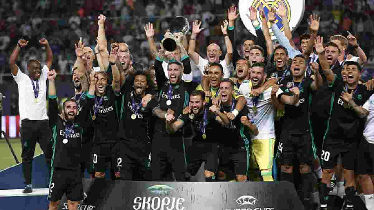 Реал вийшов на третє місце за кількістю перемог у Суперкубку УЄФА