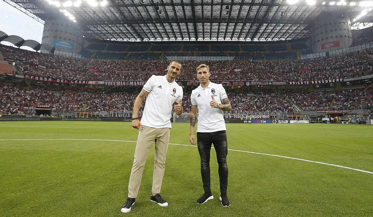 Леонардо Бонуччи и Лукас Билья / фото Милан