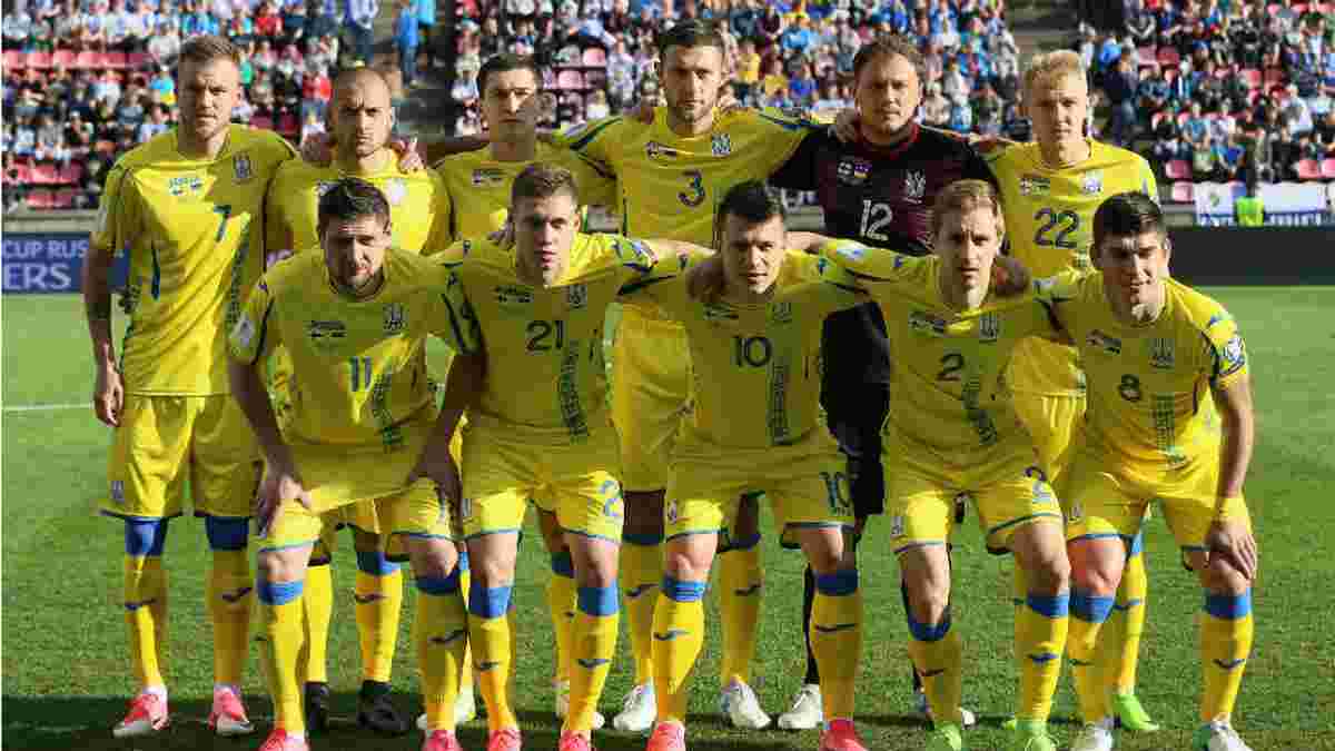 Сборная Украины 28 августа начнет подготовку к матчам против Турции и Исландии