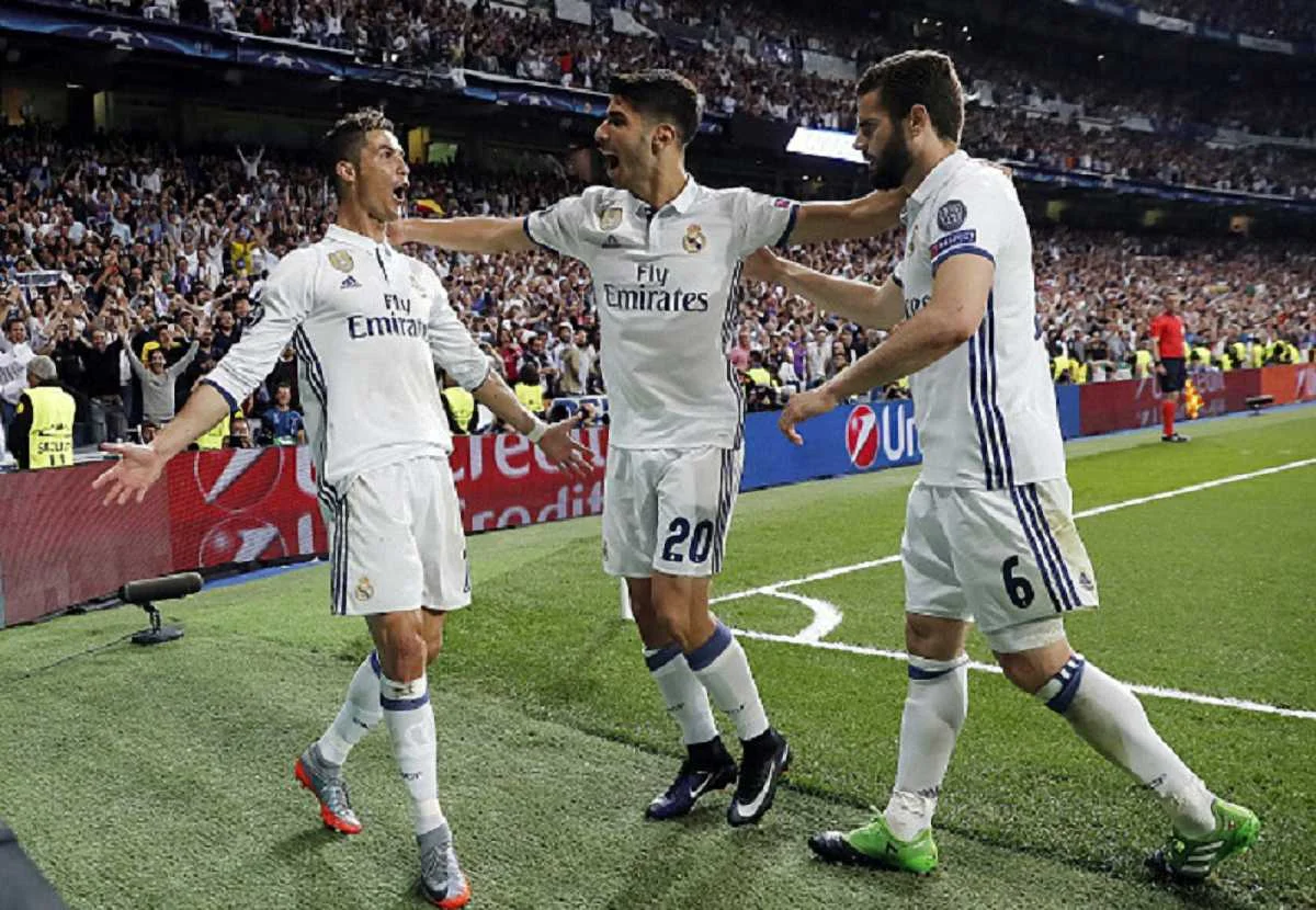 Роналду, Асенсио и Начо / Getty Images