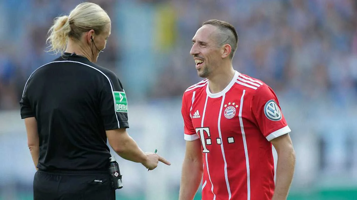 Бибиана Штайнхаус и Франк Рибери