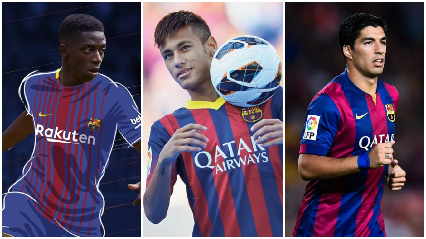 Найдорожчі придбання Барселони