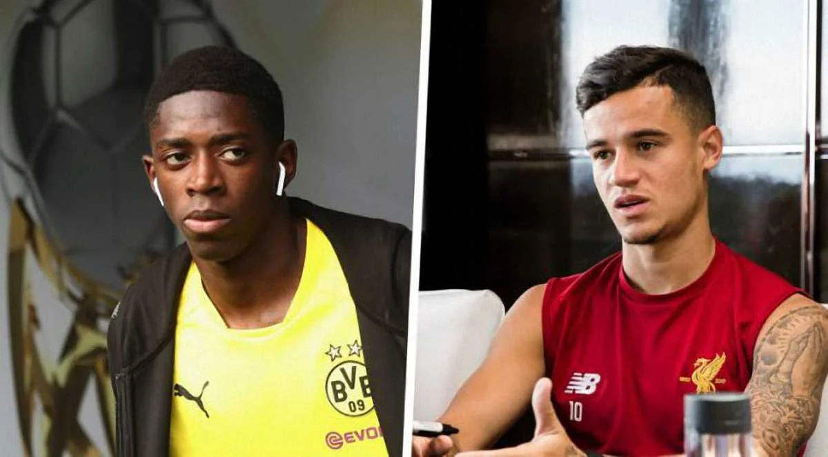 Усман Дембеле и Филиппе Коутинью