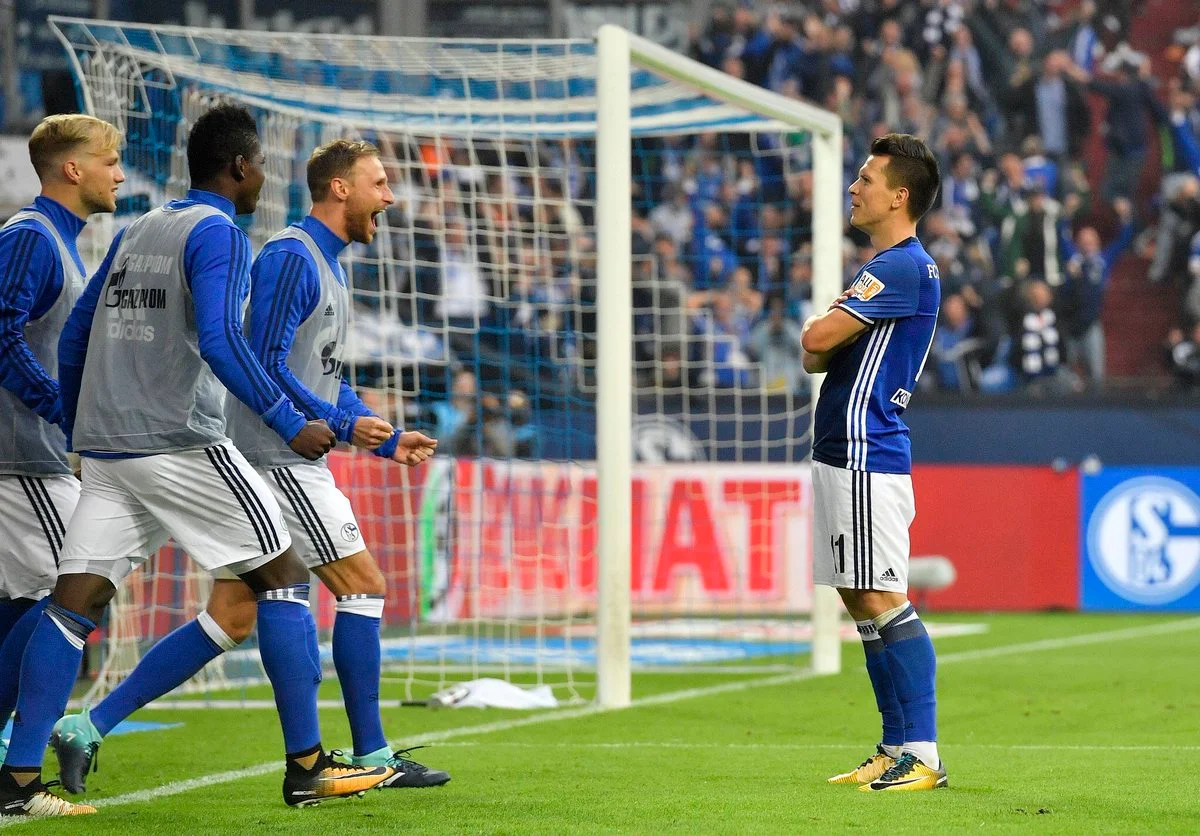 Евгений Коноплянка и реакция партнеров на его гол