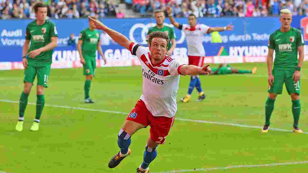 Мюллер так праздновал победный гол за Гамбург, что травмировался и выбыл на 7 месяцев