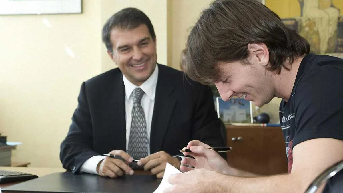 Лапорта и Месси / Marca