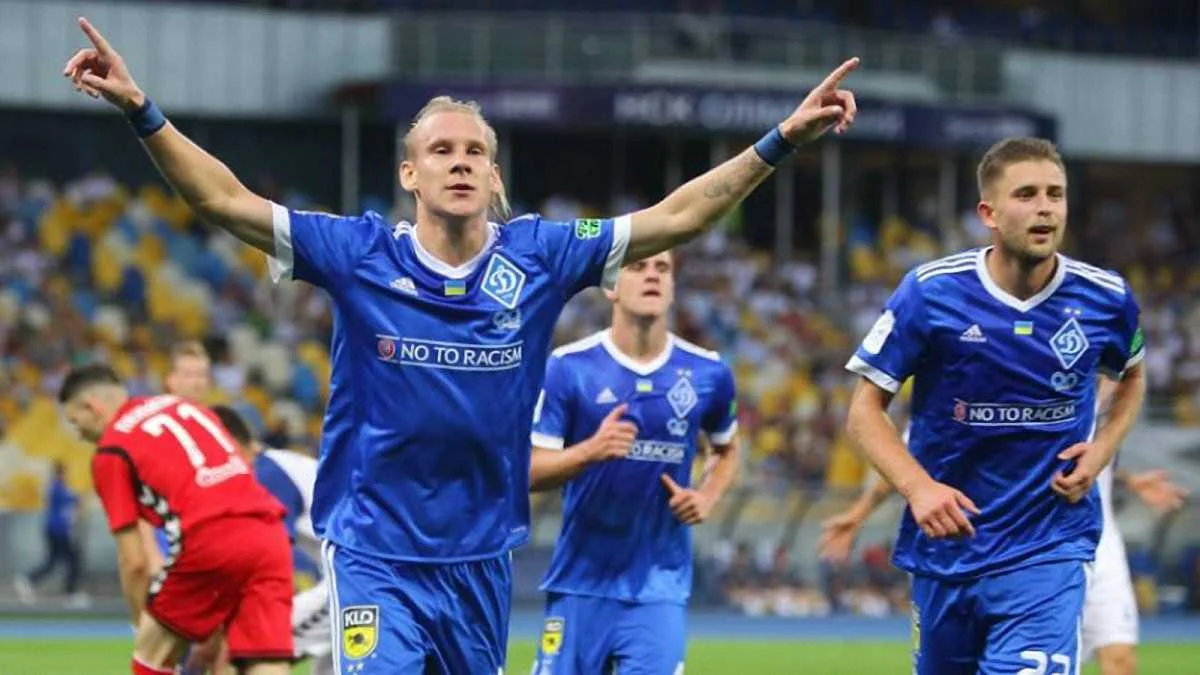 Домагой Віда і Артем Кравець / фото ФК Динамо Київ