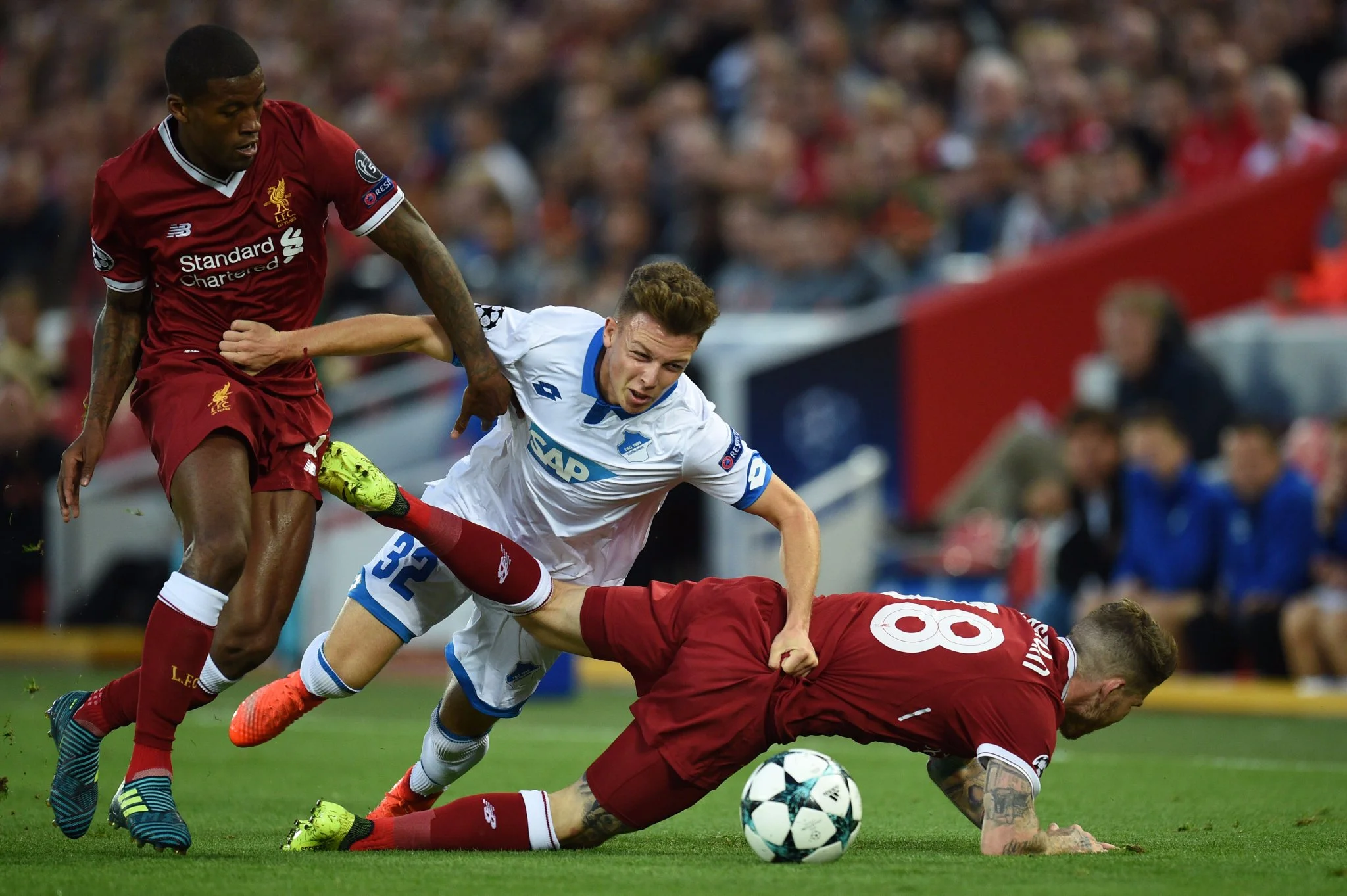 Гайгер против Вейналдума и Морено / твиттер Хоффенхайма