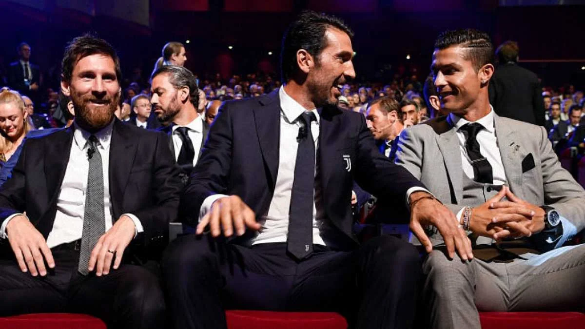 Ліонель Мессі, Джанлуїджі Буффон і Кріштіану Роналду / Getty Images