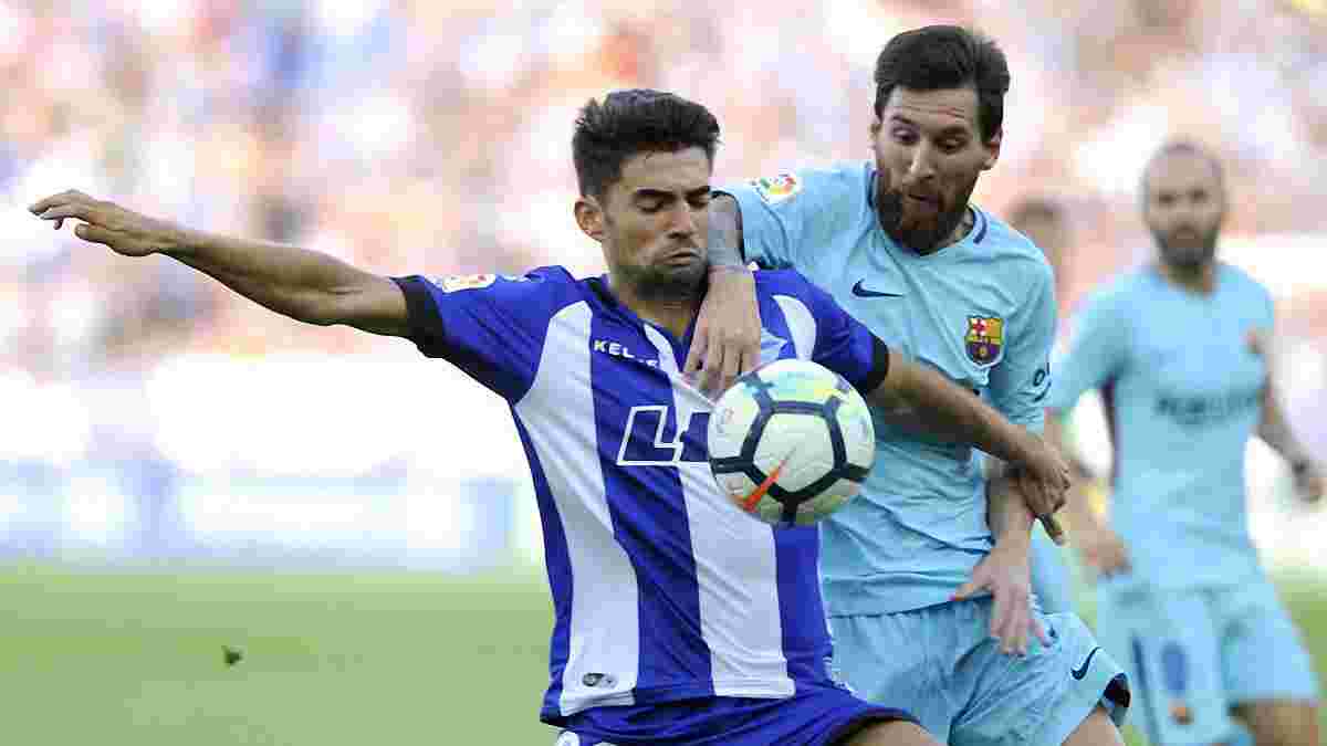 Энцо Зидан продемонстрировал прием мяча а-ля Роналдиньо и эффектно оставил в дураках двух игроков Барселоны