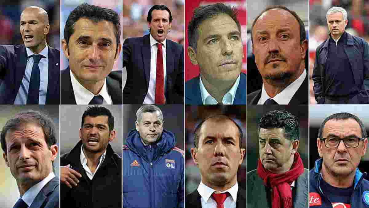 Саррі, Вальверде і ще 10 елітних наставників зберуться на Форумі найкращих клубних тренерів УЄФА 30 серпня