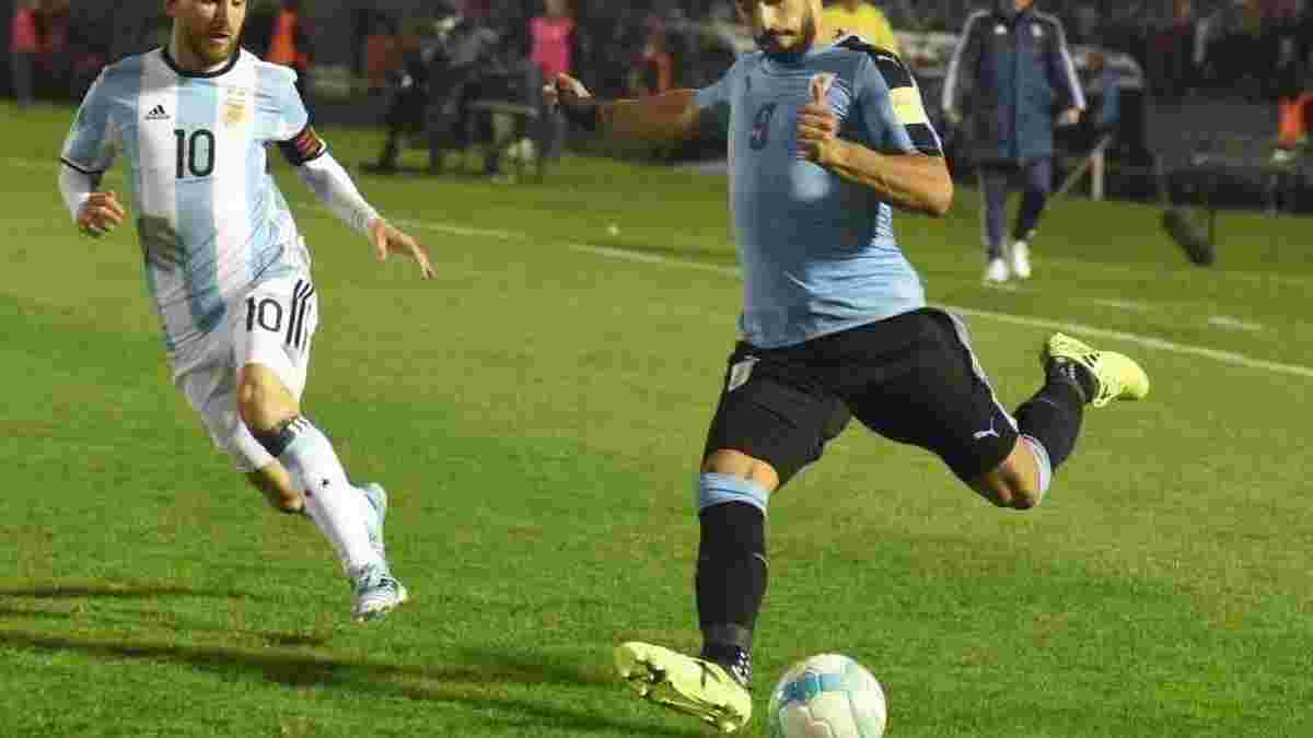 Аргентина не обыграла Уругвай в противостоянии Месси-Суарес, Чили разгромно проиграл, Коутиньо красиво забил за Бразилию