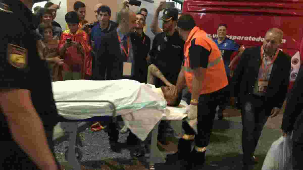 Себальйос был госпитализирован после матча за сборную Испании U-21, но избежал серьезной травмы