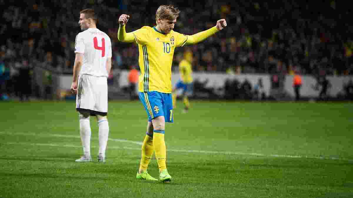Відбір на ЧС-2018: Швеція розгромила Білорусь, Естонія мінімально перемогла Кіпр