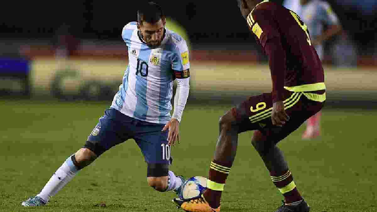 Отбор на ЧМ-2018: Аргентина неожиданно сыграла вничью с Венесуэлой, Уругвай победил Парагвай