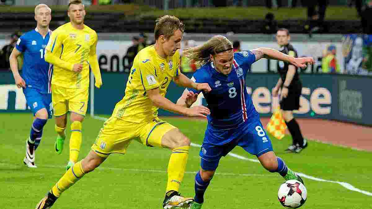 Исландия – Украина: кто лучший игрок команды Шевченко в матче?