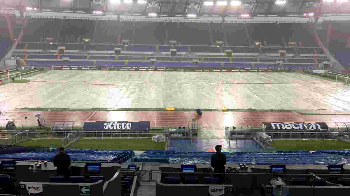 Матч Лацио – Милан не состоится из-за погодных условий