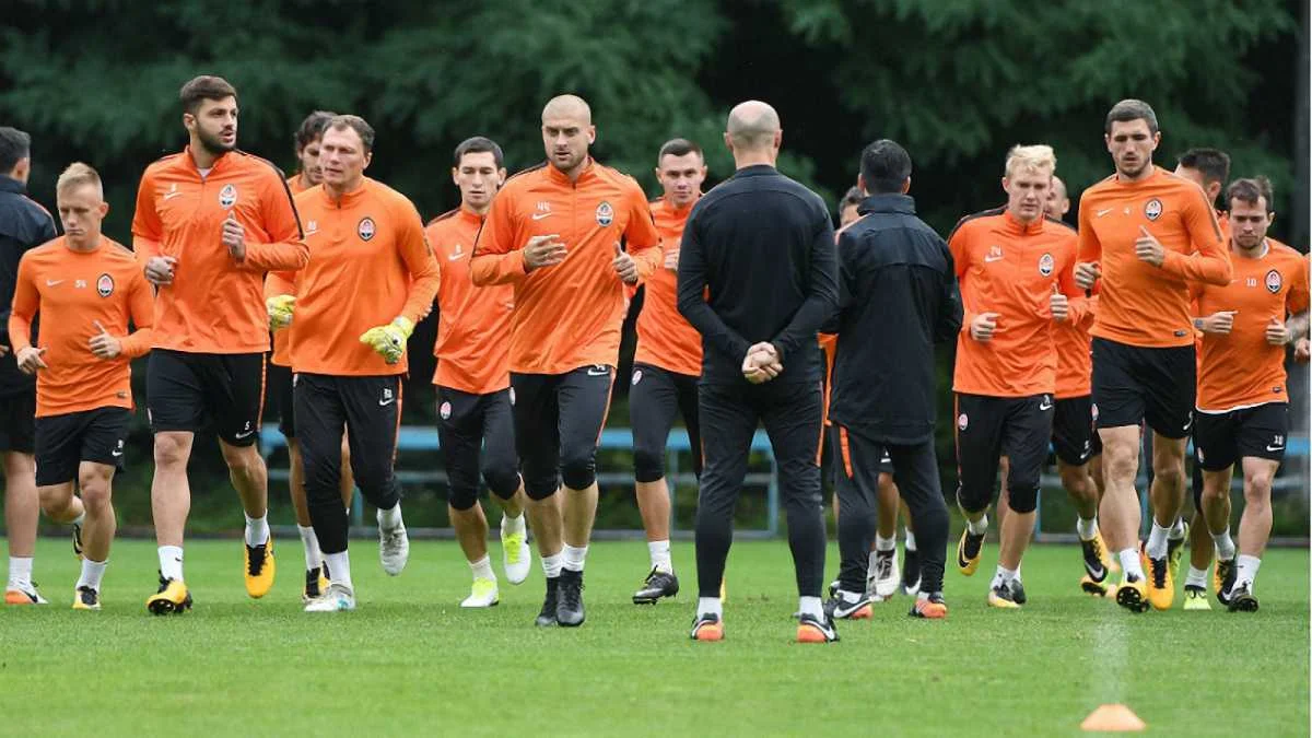 Тренировка Шахтера / фото ФК Шахтер