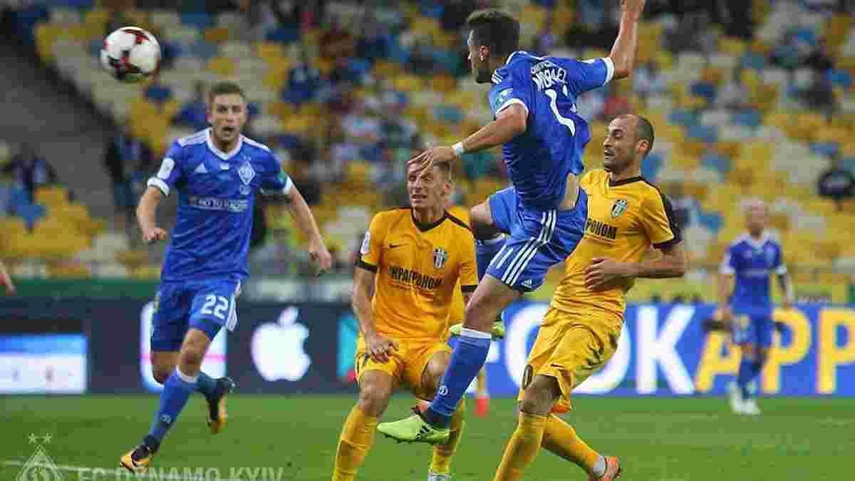 Мбокани забил 20-й гол за Динамо в чемпионате, а Мораес провел 100-й матч в УПЛ