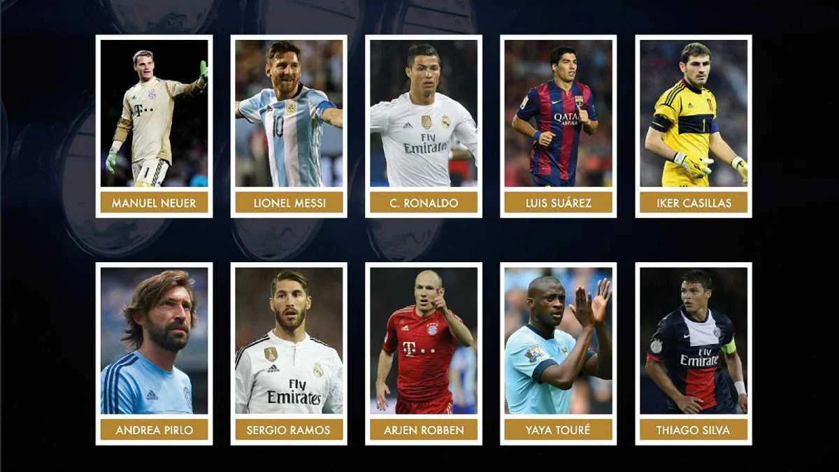 10 номінантів на премію Golden Foot 2017