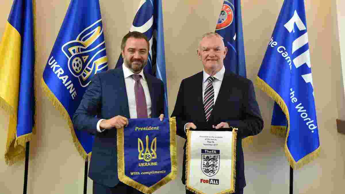 Голова Асоціації футболу Англії Грег Кларк відвідав Федерацію футболу України