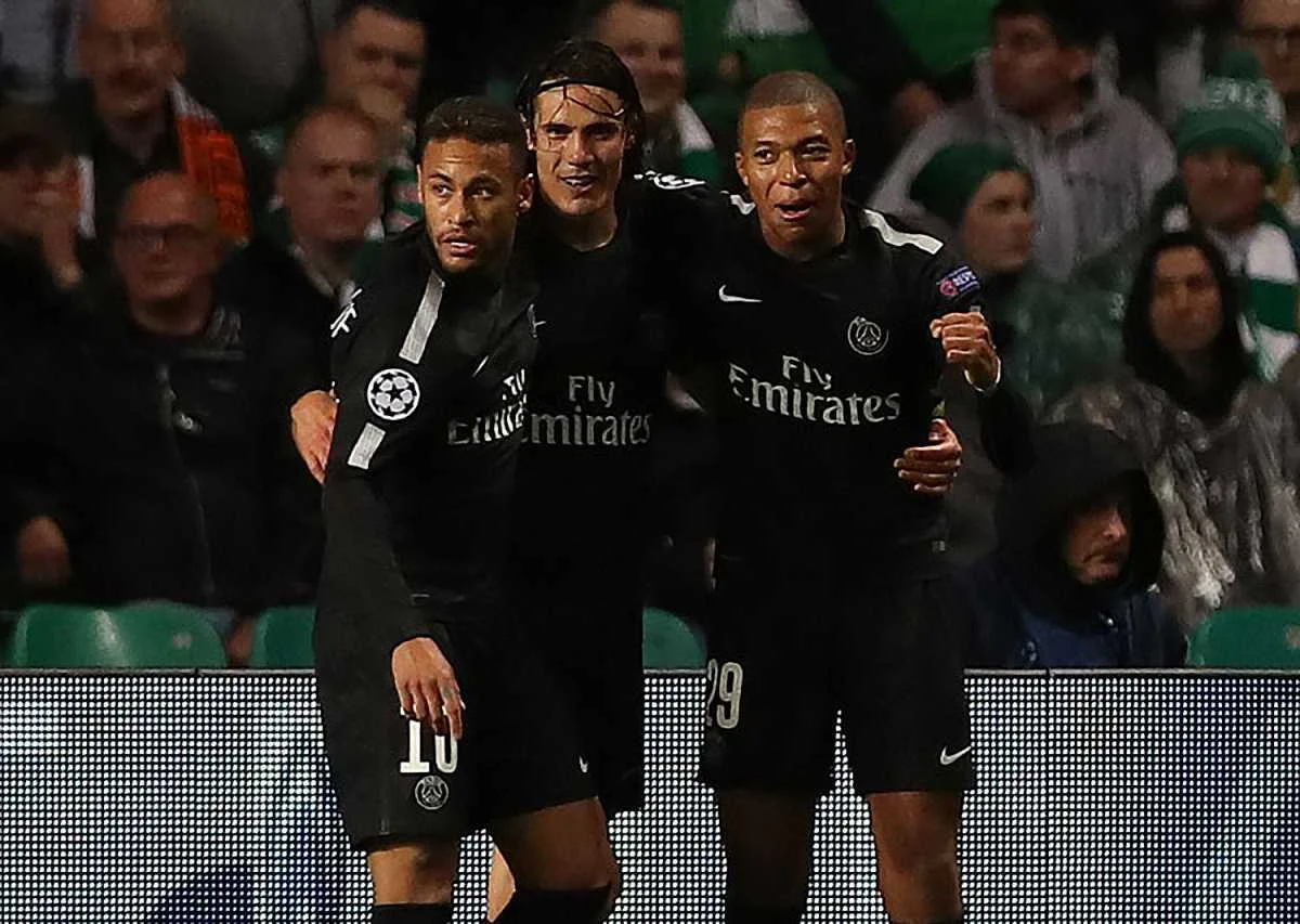 Неймар, Едінсон Кавані і Кіліан Мбаппе