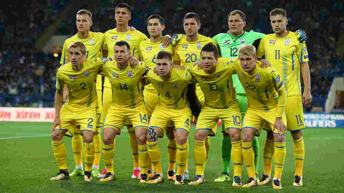 Украина поднялась на 3 позиции в обновленном рейтинге ФИФА