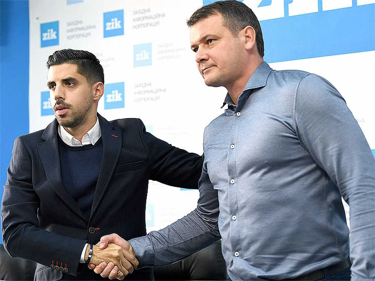 Дарио Друди и Сергей Зайцев / ФК Карпаты