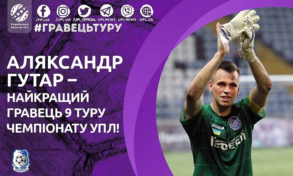 Олександр Гутор / УПЛ