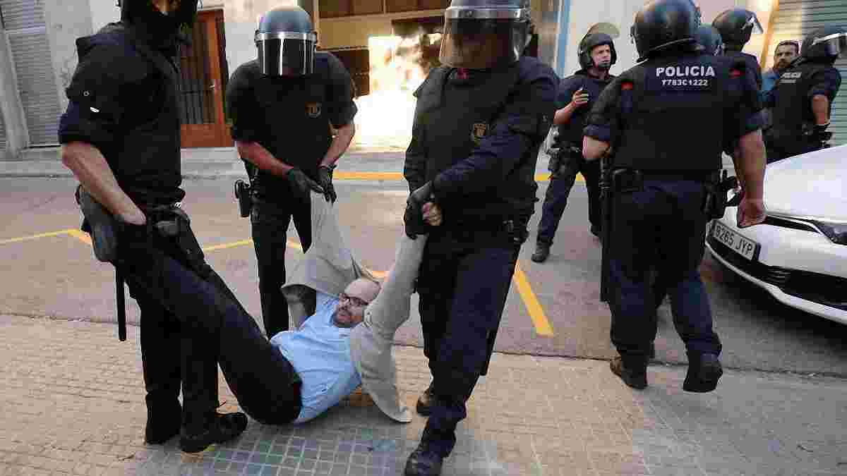 Барселона відреагувала на масові арешти прихильників референдуму за незалежність Каталонії
