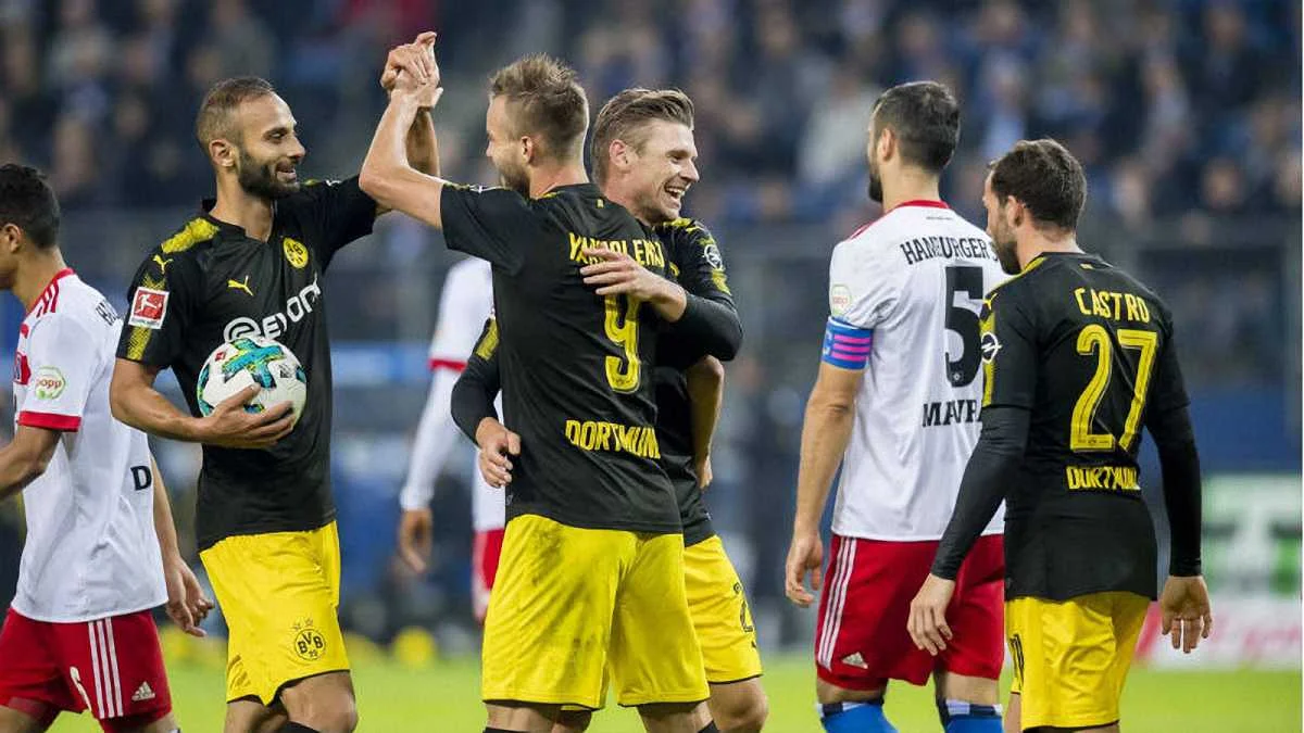 Андрій Ярмоленко з партнерами / Твіттер Борусії Д