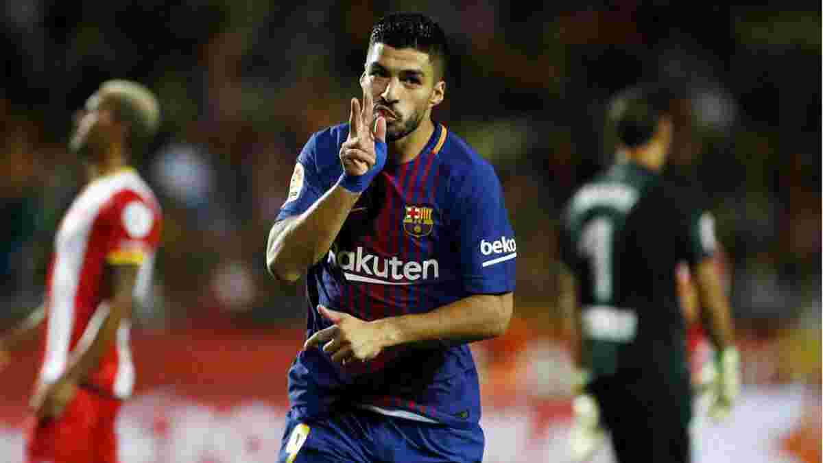 Суарес забил 24-м из 25-ти соперников в Примере – повезло только Малаге