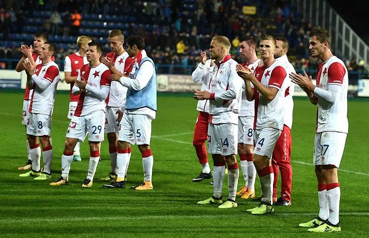 Едуард Соболь у складі Славії