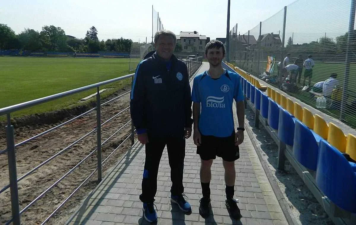 Олександр Дем'янчук поруч з Мироном Маркевичем