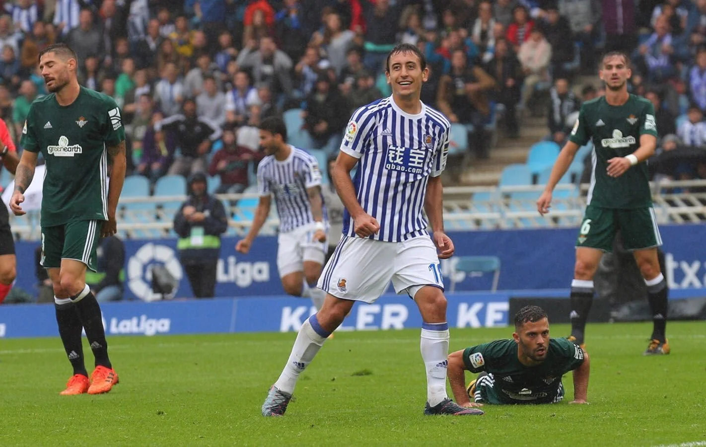 Только что Оярсабаль забил Адану / твиттер Реал Сосьедад